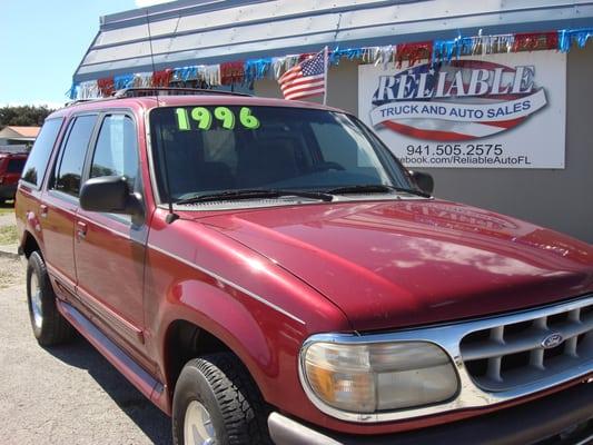 1996 Ford Explorer
Only $2,850.00!
Extra clean! Very well maintained!
118,000 miles!