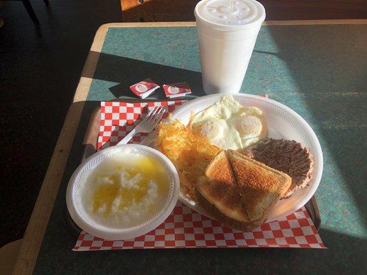 You got your Texas Sweet Tea, then your Texas Big Boy Breakfast.