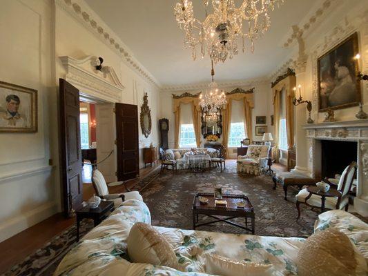 Sitting/tea room inside the mansion