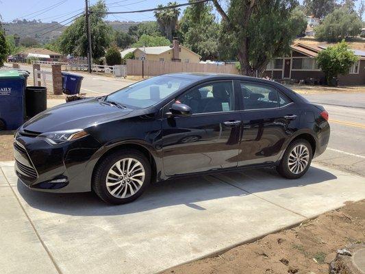 2018 Corolla sedan