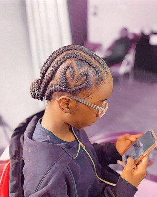 Braids with designs