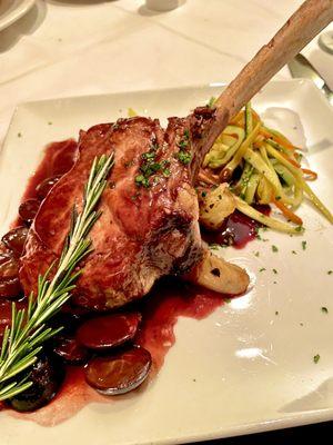 Veal chop $46 not pork chop