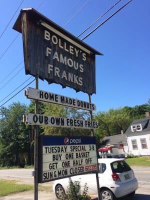 Bolley's sign.