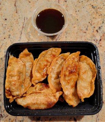 Fried Dumplings with sauce