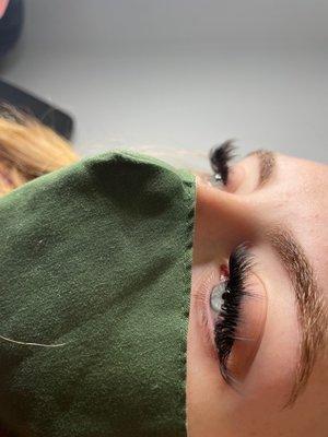 Eyelash extensions!