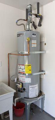 Water Heater installation.