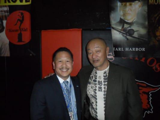 Sensei Gary with Movie star Cary Hiroyuki Tagawa