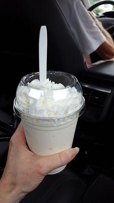 Peanut butter milkshake--what better way to celebrate National Ice Cream Day??