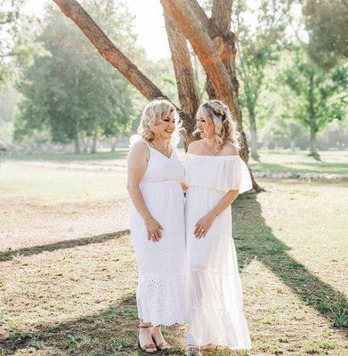 Mom and daughter makeup and hair