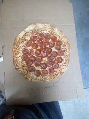 gross ass fucking pizza