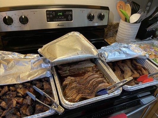 Burnt Ends, Beef Briskets, Pork Belly