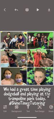 Shine Timez Likes To Reward Their Students With Fun Outings.