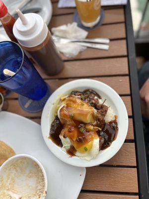 Loco moco brisket