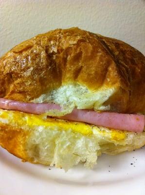 Ham, Egg & Swiss Croissant - $2.39