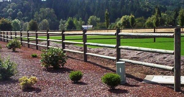 Wood Fencing - Split Rail Wood Fence