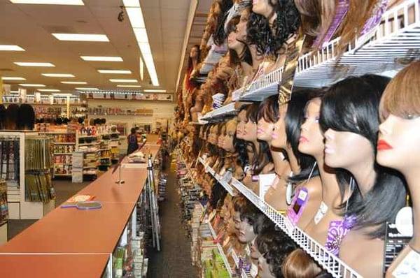 Great selection of wigs & hairpieces