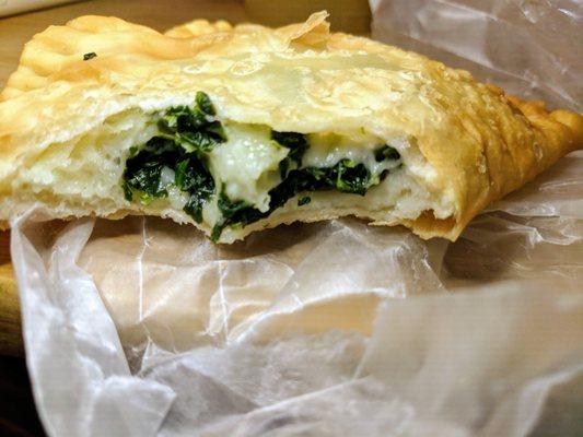 Spinach and Cheese Empanada