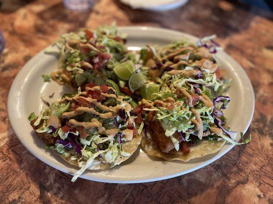 Baja fish tacos