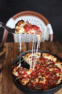 Deep Dish Pizza at Labriola Ristorante