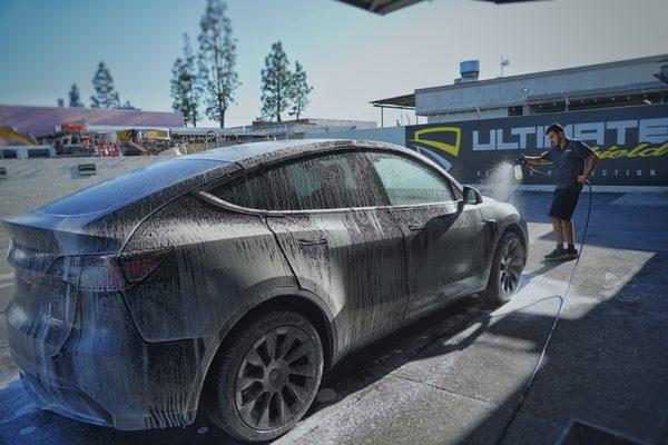 Ultimate Shine wash on brand new tesla