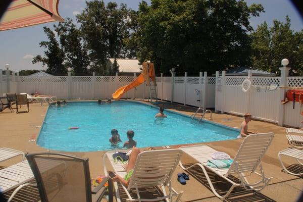 One of our two outdoor pools.