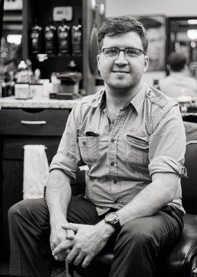 I took this photo of Stan with an old film camera...he's a heckuva barber and one of the very few that I trust!