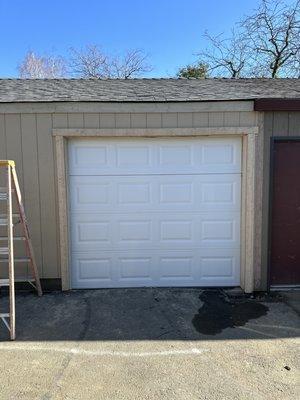 New garage install