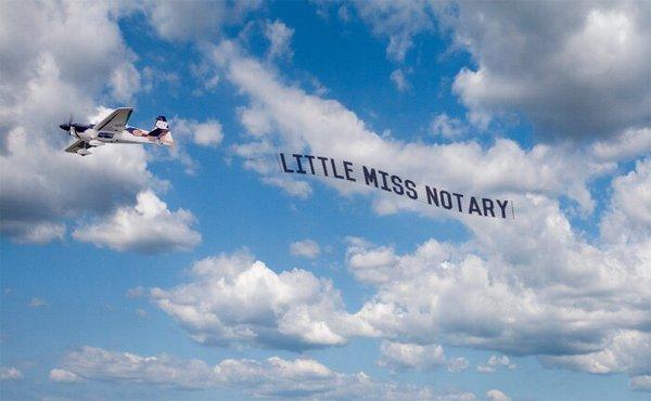 Maybe it's a sign you should schedule your mobile notary appointment with Little Miss Notary!