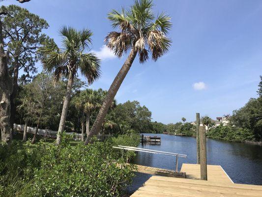 Floating docks attached