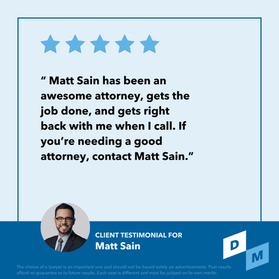 Matt Sain Testimonial