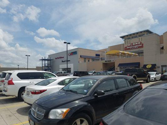 Exterior - it is located to the left of Alamo Drafthouse. It is more spacious on the inside than it looks from the outside.