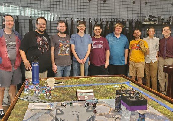 Participants from one of our Marvel Crisis Protocol Tournaments!