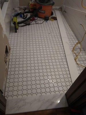 Bathroom remodel.