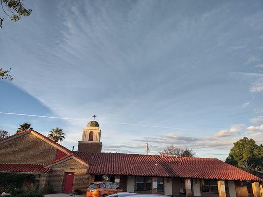 A view from the priest's doorstep