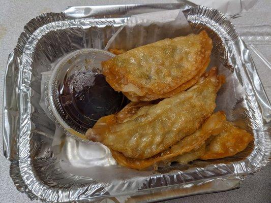 1. Pan Fried Dumplings  $4.95 for 5