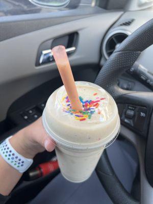 Birthday cake shake