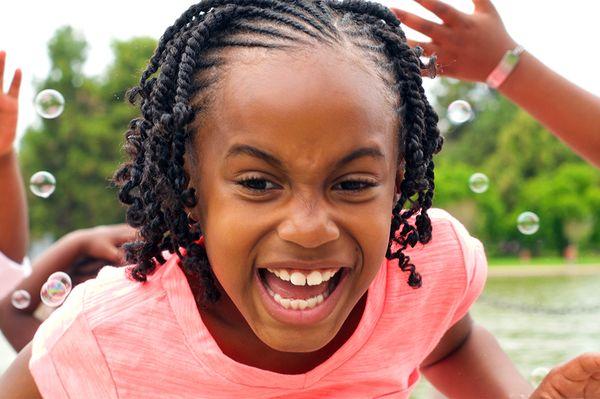 Ebony Roots Hair - Cornrow Braided hairstyle.