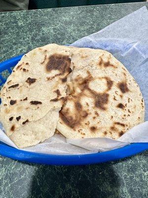 Homemade tortillas