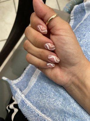 Gel manicure by Kim