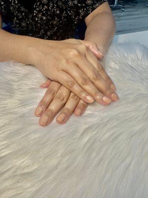 "Nude nails give a classy, timeless look for any occasion."