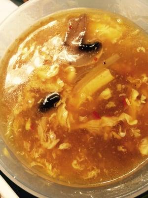 Hot and sour soup..