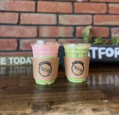 The best matcha in town!!

Strawberry Chacha & Iced Matcha Latte