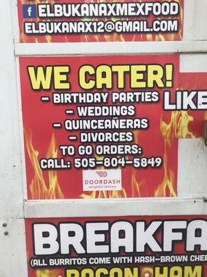 We cater divorces!