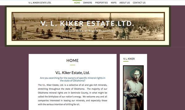 V. L. Kiker Estate LTD., Web Design & SEO