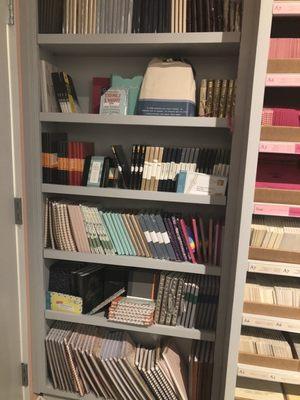 A nice selection of quality notebooks including lovely Moleskin.