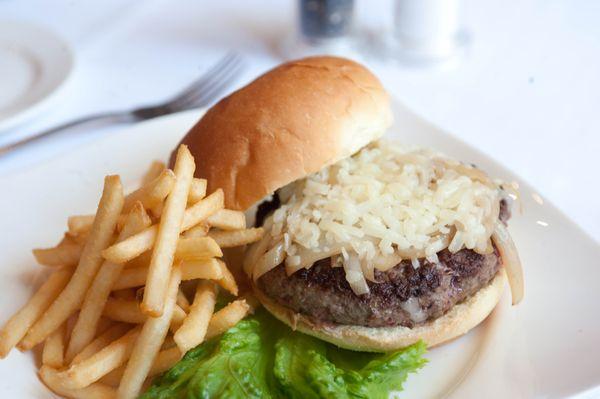 Grass-Fed Burger with Fries