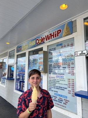 Someone was excited to have found Dole Whip!