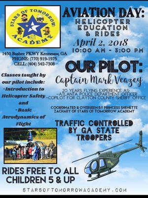 starsoftomorrowacademy.com Aviation Day April 2, 2018