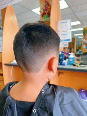 Boy haircut