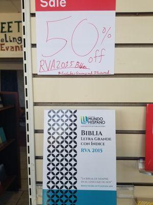 50% off RVA 2015 Bibles!!!